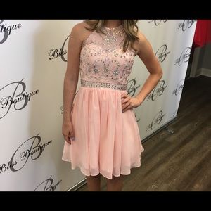 Light pink homecoming dress